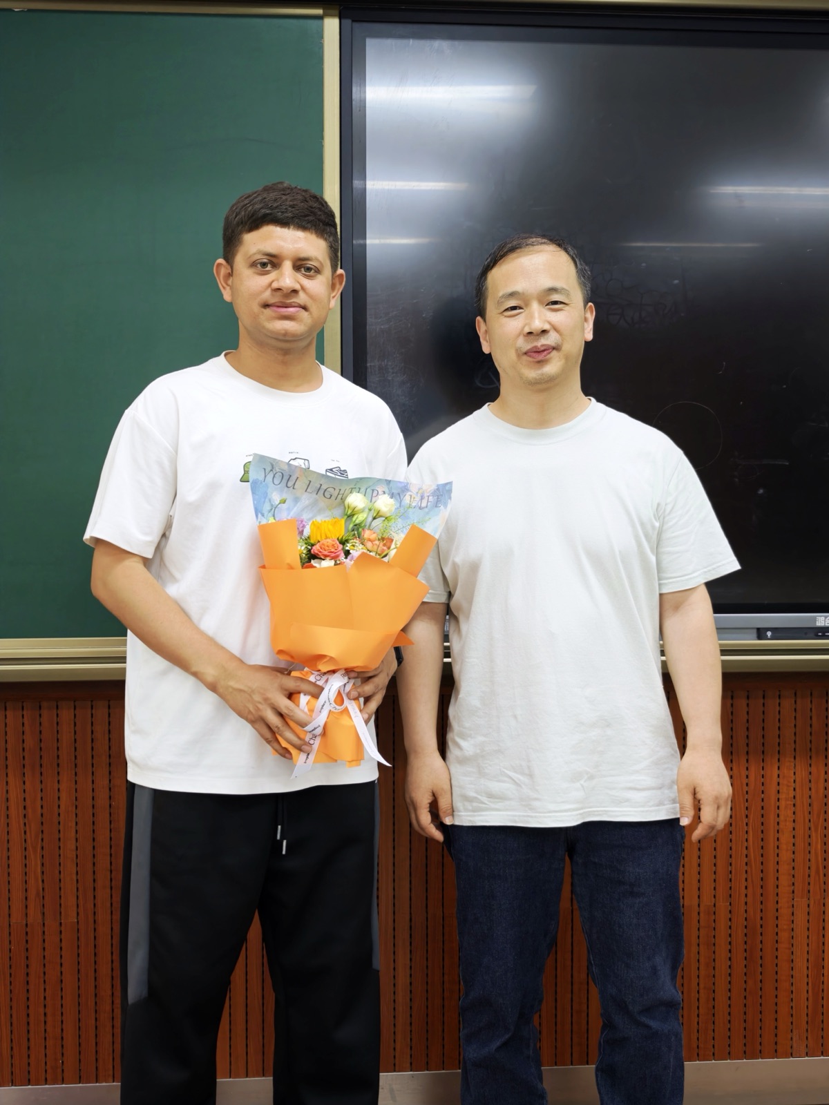 With My Supervisor, Dr. Guangchao Yang
